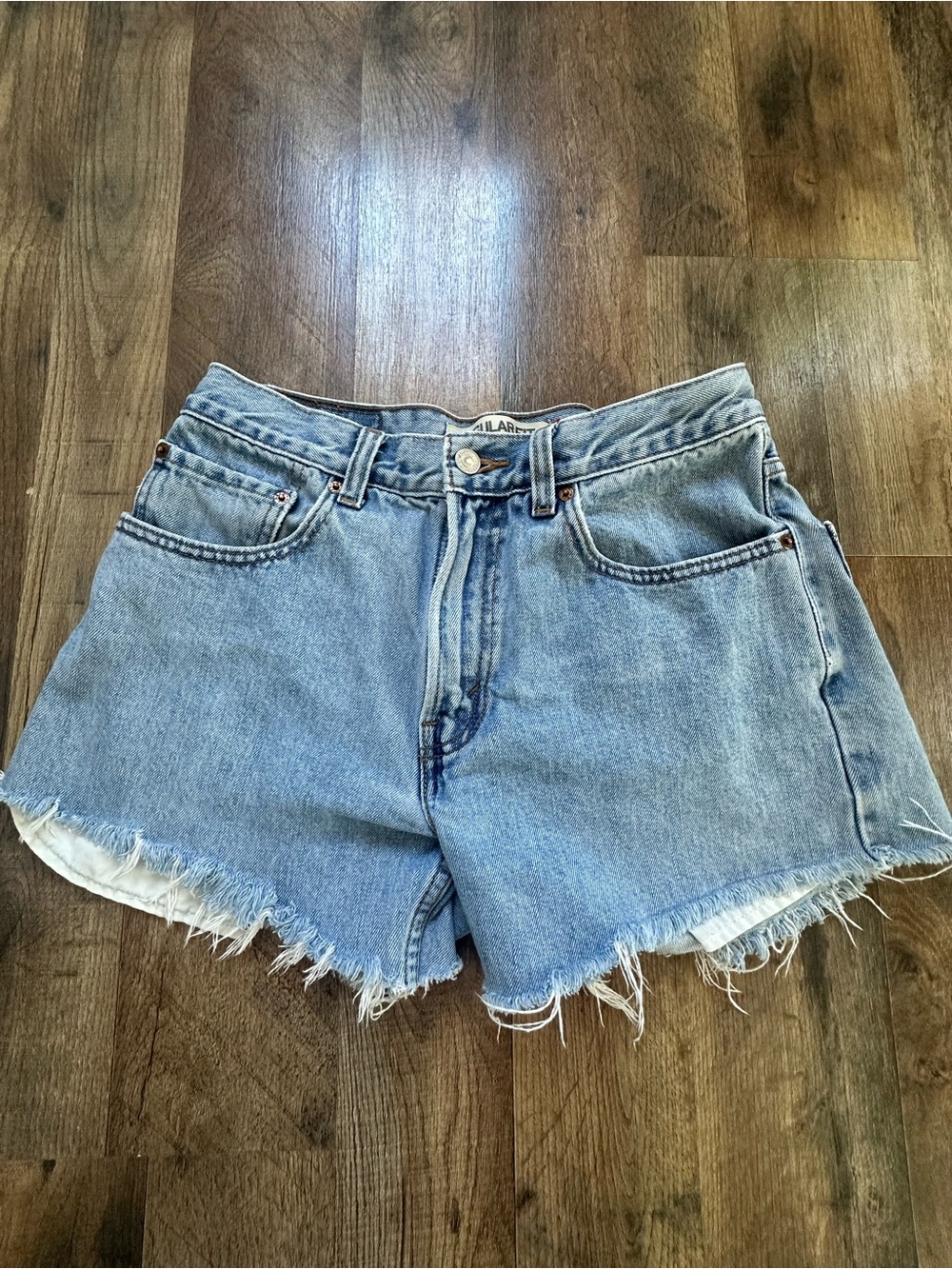 Levi's Light Blue Denim Cutoff Shorts